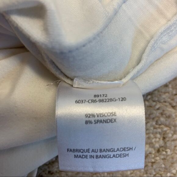 𝅺MELANIE Lyne ivory white tank top Sz M - Picture 7 of 10